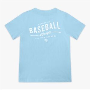 Baseball Lifestyle Wave Tee - Light Blue